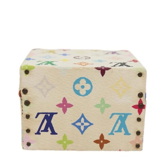 LOUIS VUITTON Monogram Multicolor Jewelry Box White LV Auth 96899A - Picture 3 of 16
